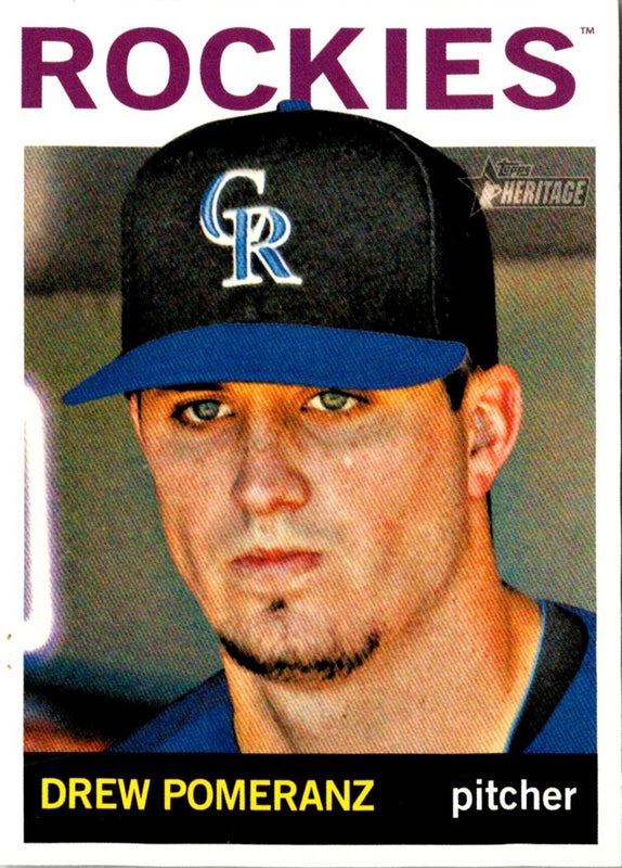 2013 Topps Heritage Drew Pomeranz #329