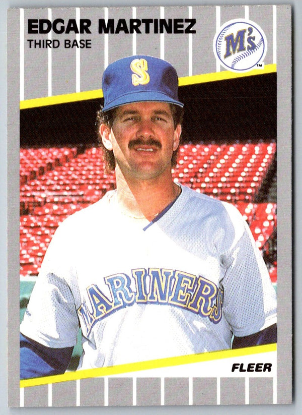 1989 Fleer Edgar Martinez #552