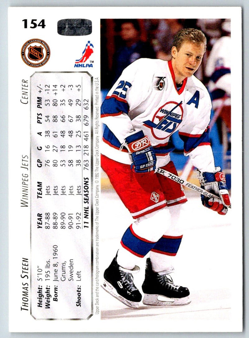 1992 Upper Deck Thomas Steen