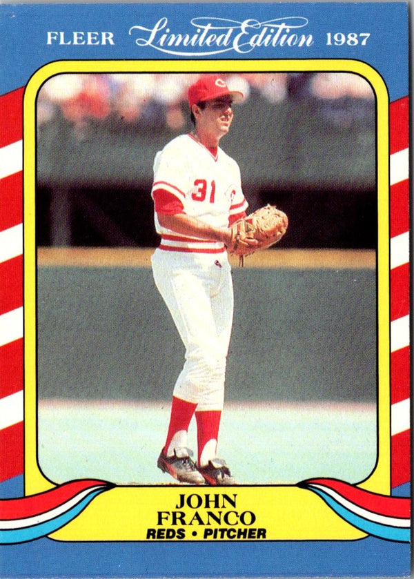 1987 Fleer Limited Edition John Franco #14