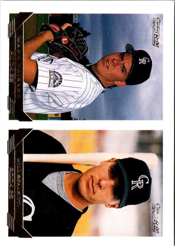 1993 Topps Inaugural Rockies Mark Voisard/Will Scalzitti #476