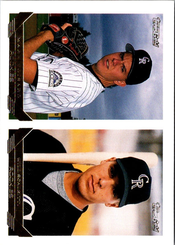 1993 Topps Inaugural Rockies Mark Voisard/Will Scalzitti #476
