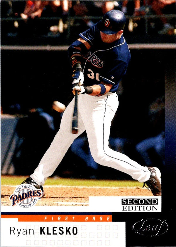 2004 Leaf Second Edition Ryan Klesko #190