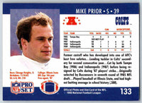 1990 Pro Set Mike Prior #133