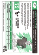 2017 Panini Classics Vince Wilfork