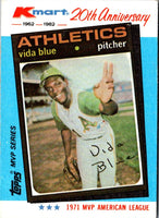 1982 Topps Kmart 20th Anniversary Vida Blue #19