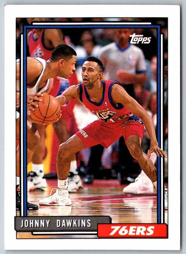 1991 Topps Johnny Dawkins #168
