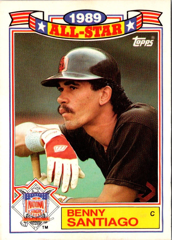 1990 Topps Glossy All-Stars Benny Santiago #9