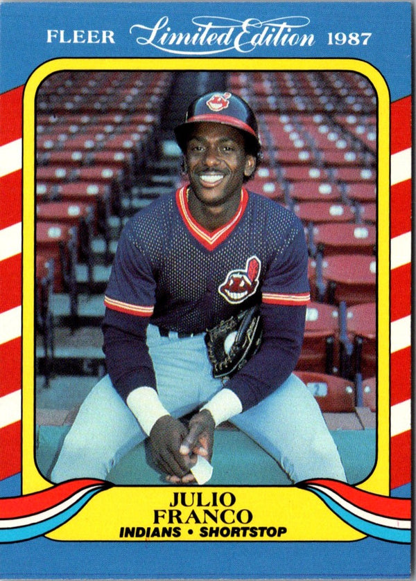 1987 Fleer Limited Edition Julio Franco #15