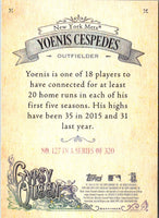 2017 Topps Gypsy Queen Yoenis Cespedes #127