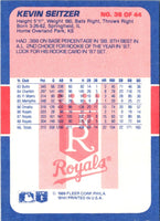 1989 Fleer Exciting Stars Kevin Seitzer #36