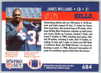 1990 Proset James Williams #684