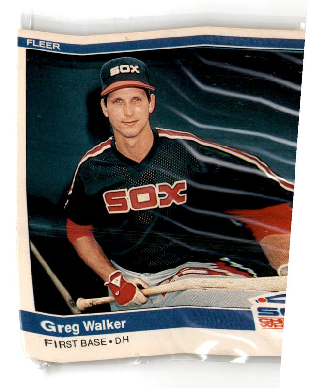 1984 Fleer Greg Walker #73 Rookie
