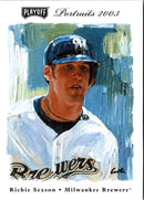 2003 Playoff Portraits Richie Sexson