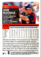 2000 Topps Chrome Traded & Rookies John McDonald #T27