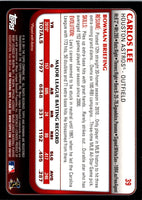 2011 Bowman Carlos Lee #39