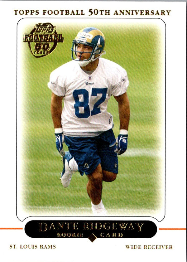 2005 Topps Dante Ridgeway #372