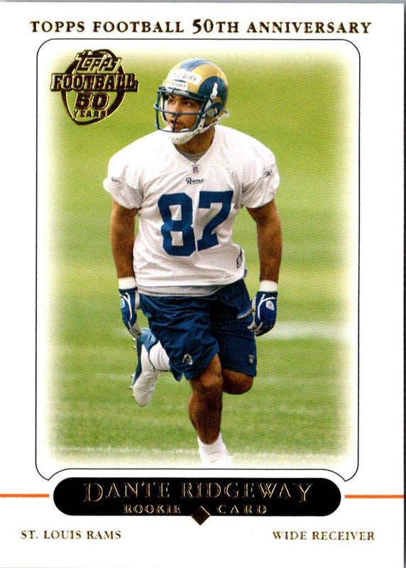 2005 Topps Dante Ridgeway #372