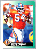 1991 Score Supplemental Keith Traylor #86T Rookie