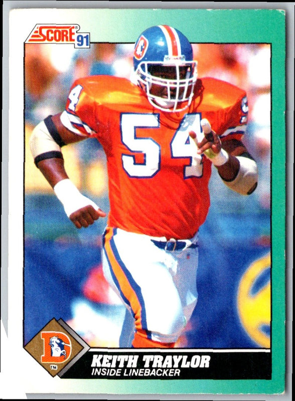 1991 Score Supplemental Keith Traylor #86T Rookie