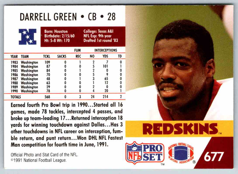 1992 Proset Darrell Green