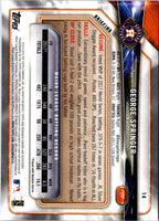 2018 Bowman George Springer #14