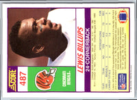 1990 Score Lewis Billups #487
