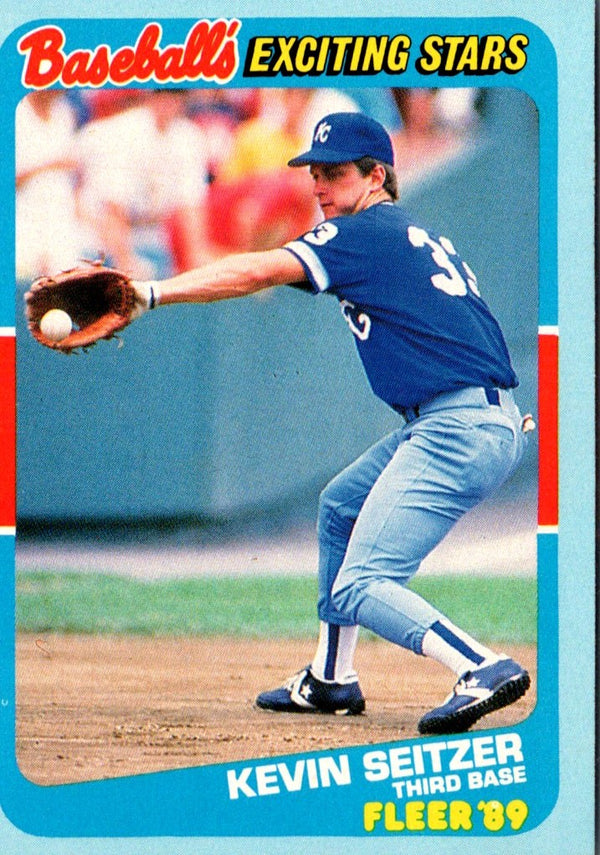 1989 Fleer Exciting Stars Kevin Seitzer #36