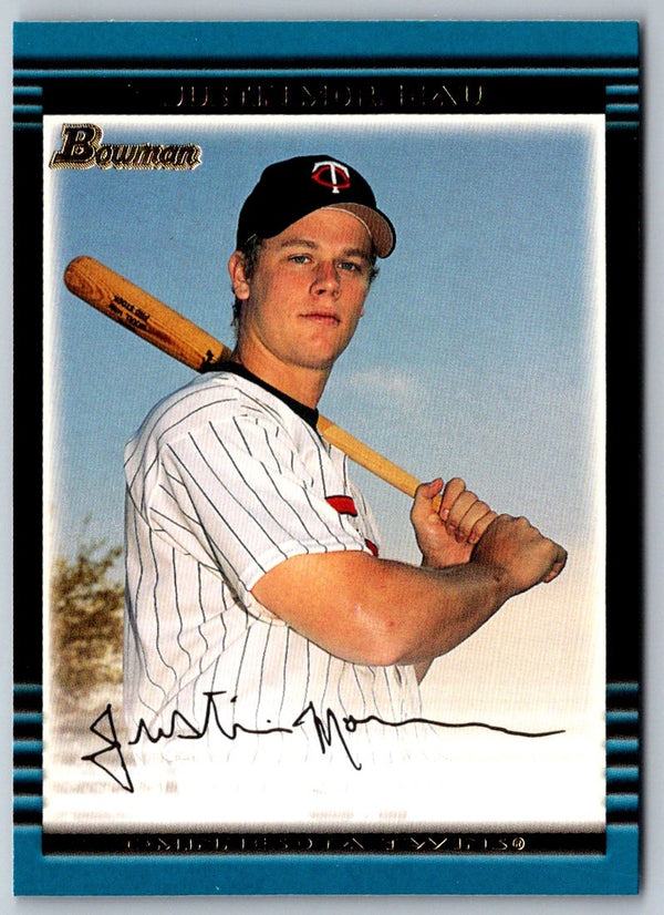 2002 Bowman Gold Justin Morneau #299