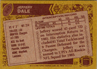 1986 Topps Jeffery Dale #240 Rookie EX-MT