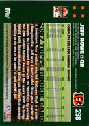 2007 Topps Jeff Rowe