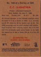 2006 Bowman Heritage CC Sabathia #166