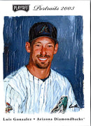 2003 Playoff Portraits Luis Gonzalez
