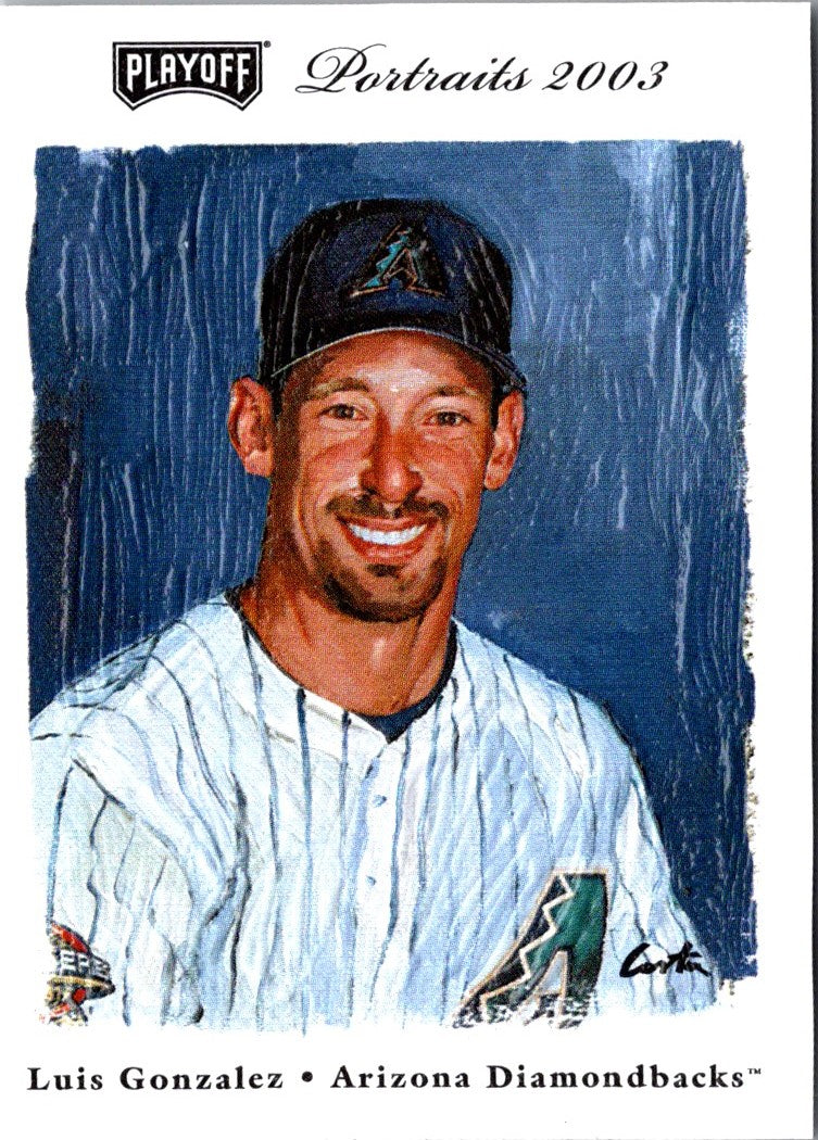 2003 Playoff Portraits Luis Gonzalez