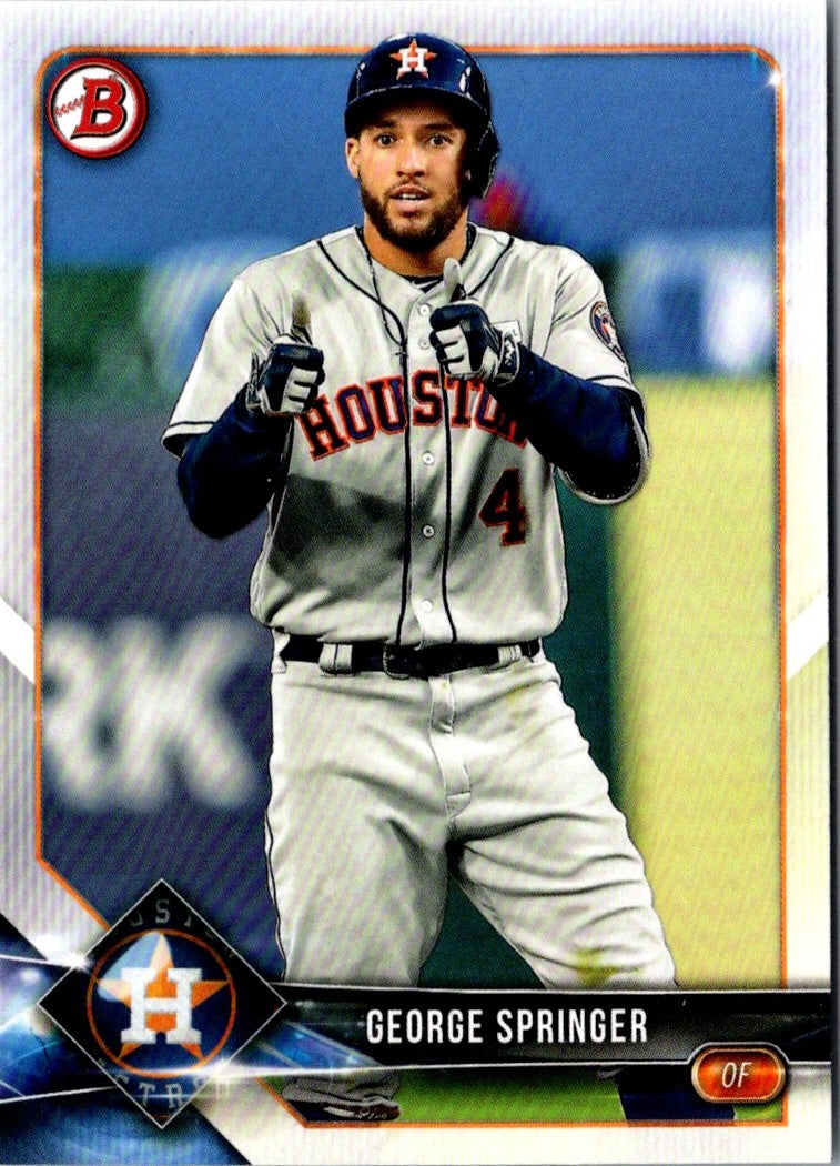 2018 Bowman George Springer