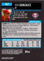 2006 Bowman Chrome Draft Picks & Prospects Futures Game Gio Gonzalez #FG7