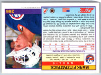 1991 Score American Mark Fitzpatrick #266