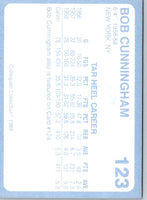 1989 Collegiate Collection North Carolina's Finest Bob Cunningham #123