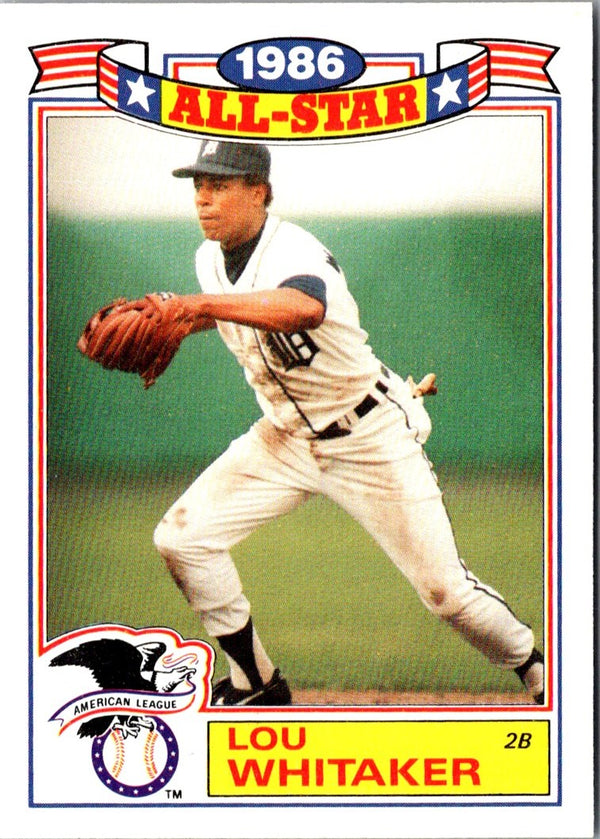 1987 Topps Lou Whitaker #661