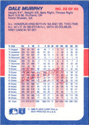 1989 Fleer Exciting Stars Dale Murphy