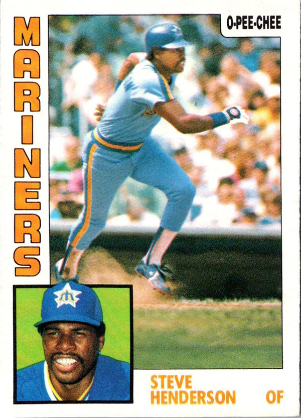 1984 O-Pee-Chee Steve Henderson #274