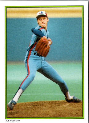 1986 Topps Joe Hesketh #472