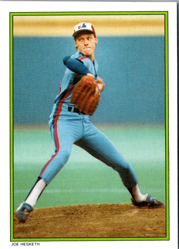 1986 Topps Joe Hesketh #472