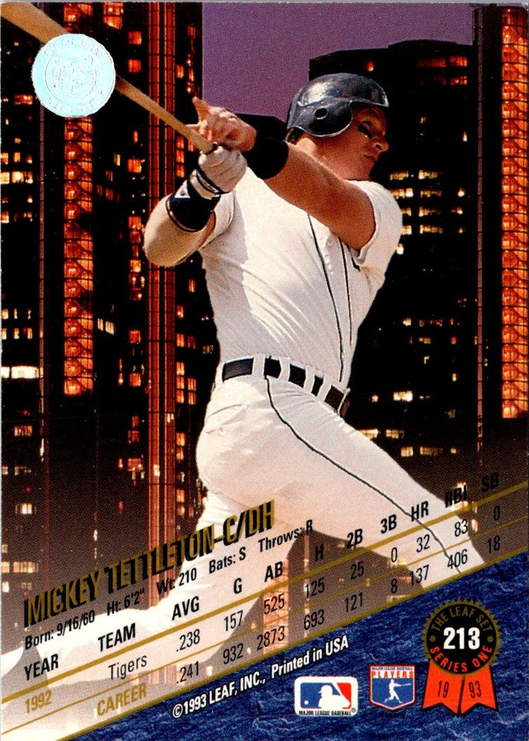 1993 Leaf Mickey Tettleton