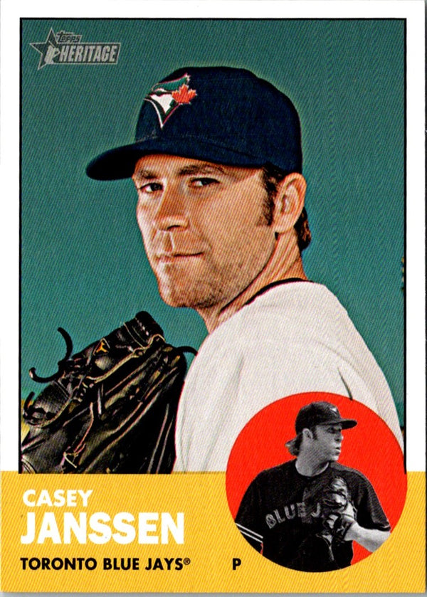 2012 Topps Heritage Casey Janssen #419