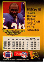1991 Wild Card Thurman Thomas #135
