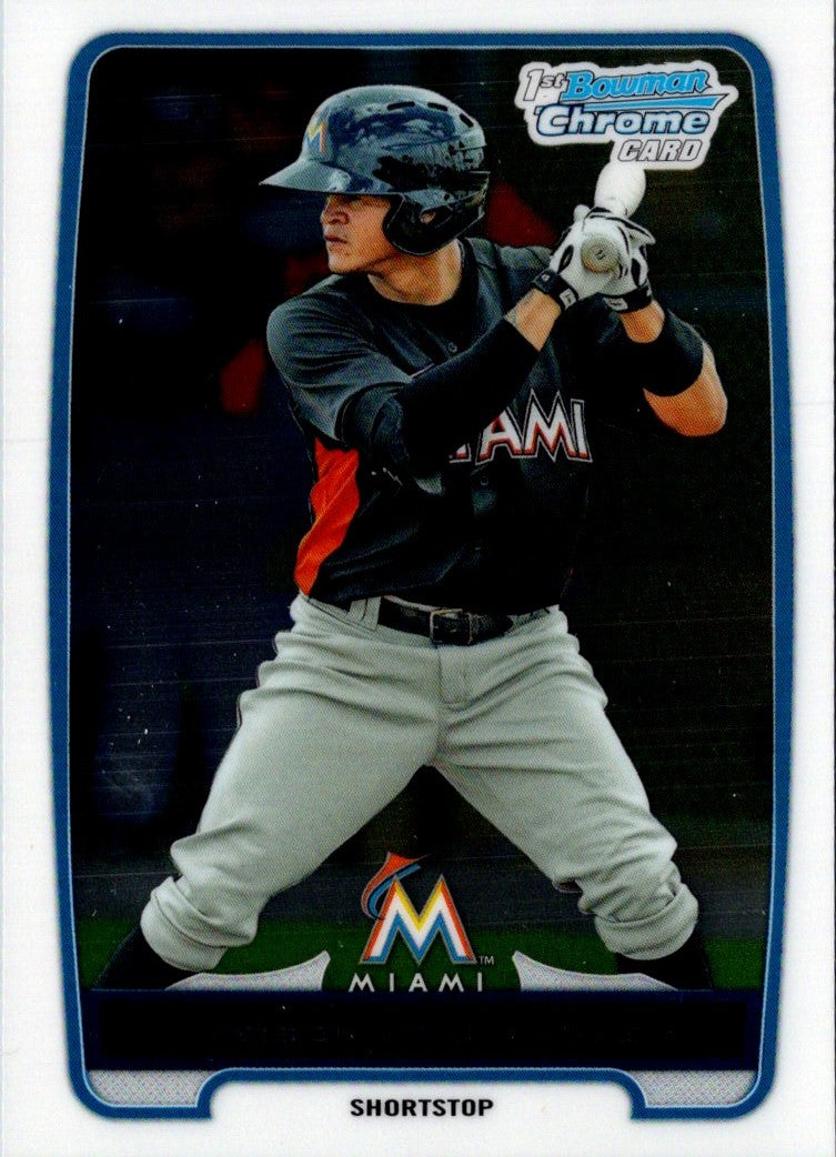 2012 Bowman Chrome Prospects Yeison Hernandez