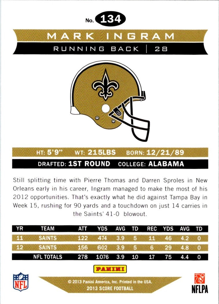 2013 Score Mark Ingram