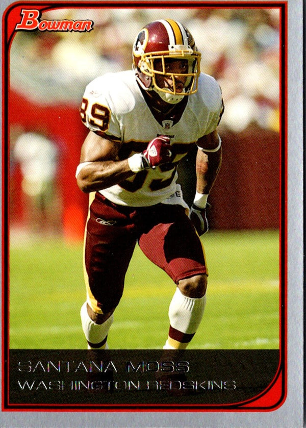 2006 Bowman Santana Moss #65