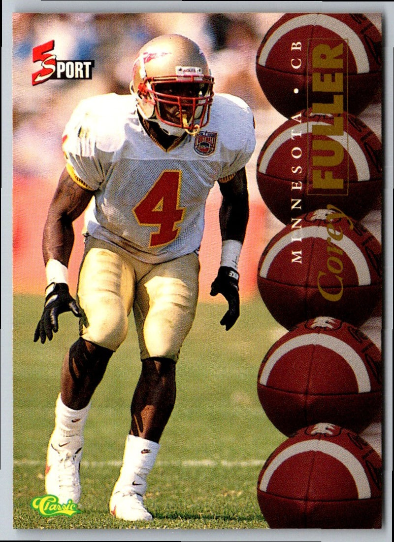 1995 Classic NFL Rookies Corey Fuller